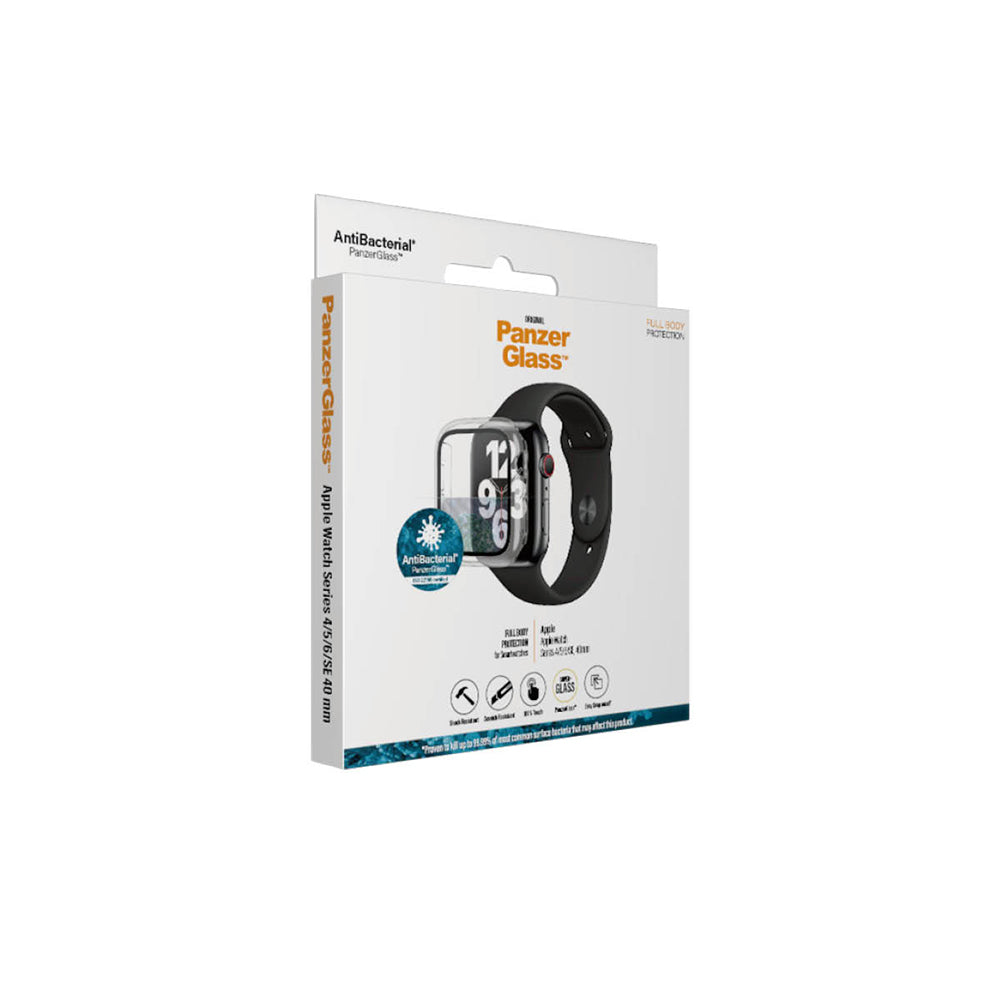 PanzerGlass™ Full Body Watch Series Apple 4 | 5 | 6 | SE 40mm | Screen Protector Glass | Transparent
