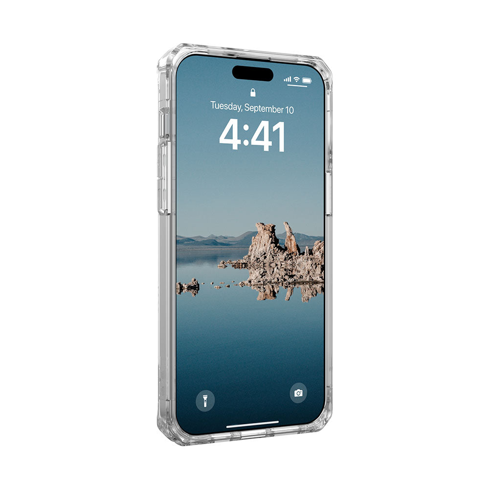 UAG Plyo for Magsafe iPhone 15 Pro Max Case - Ice/Silver