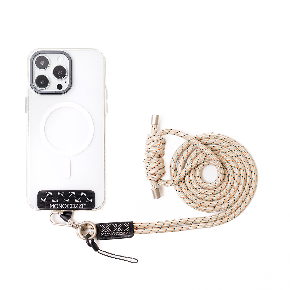 Monocozzi ESSENTIALS Phone Strap with AirPod Pro holder Khaki