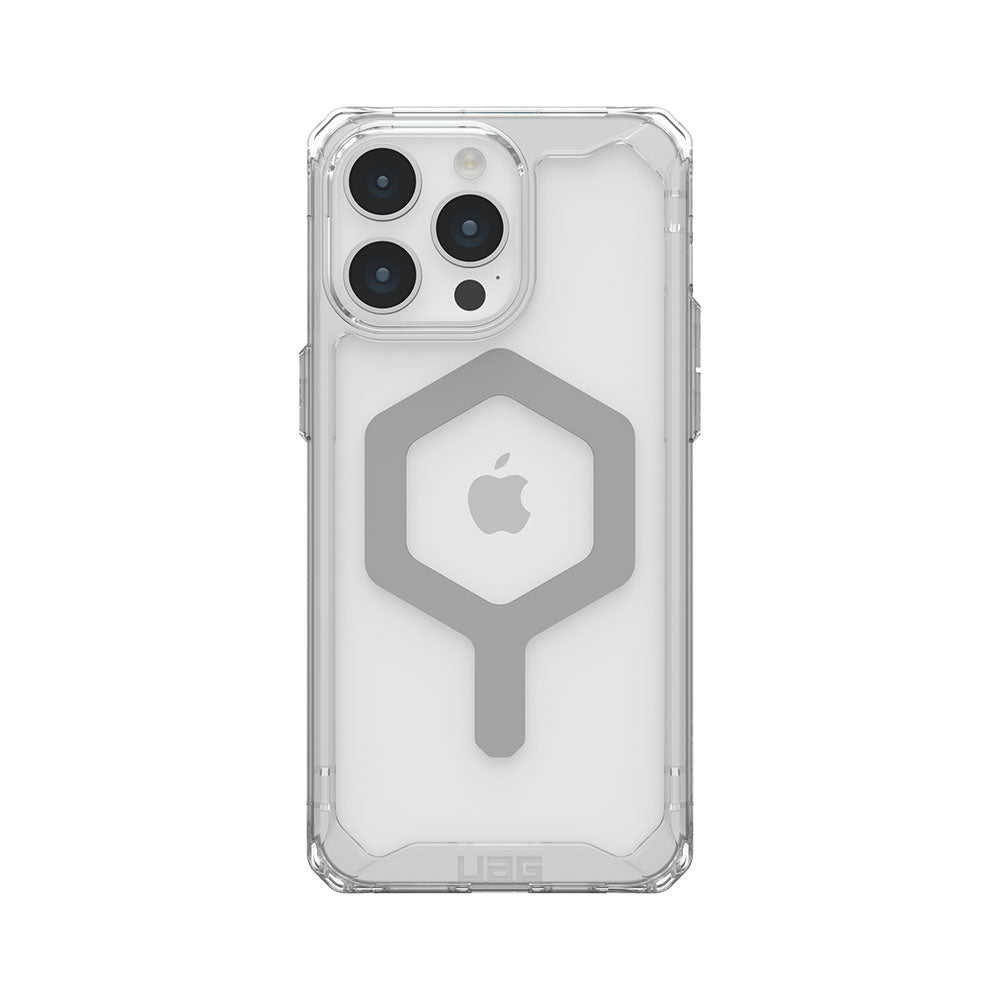 UAG Plyo for Magsafe iPhone 15 Pro Max Case - Ice/Silver