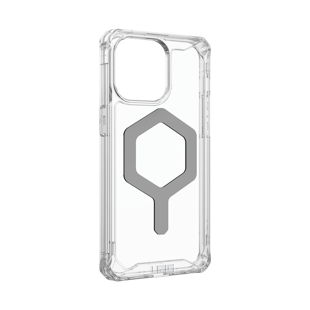 UAG Plyo for Magsafe iPhone 15 Pro Max Case - Ice/Silver