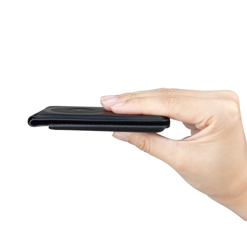 Birf 4-in-1 Vegan Leather Magnetic Charger & Wallet - Graphite