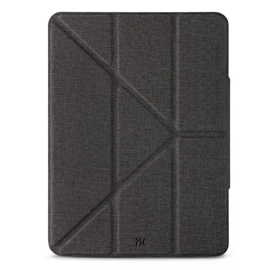 Power Support Air Jacket Folio Transparent Case for iPad A16/10th Gen - Dark Grey
