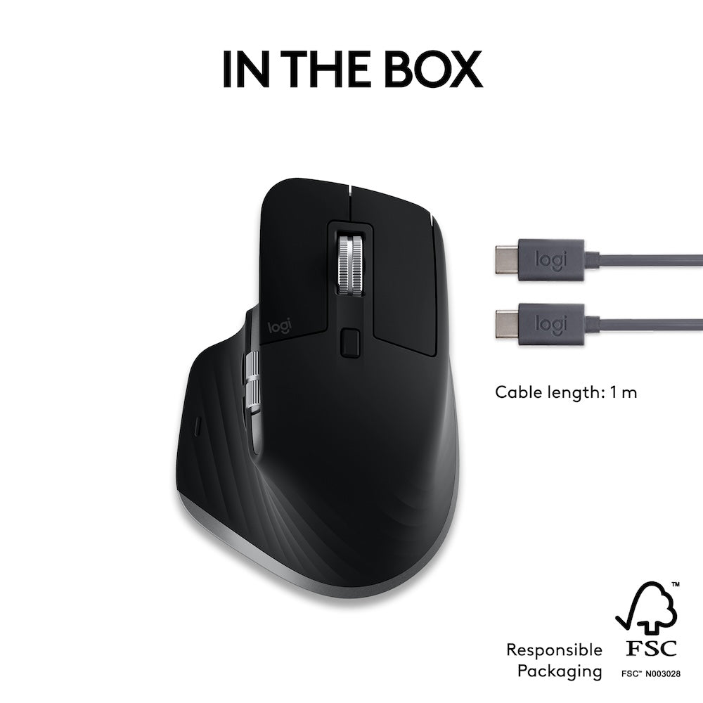 Logitech MX Master 3s Mouse For Mac - Space Grey