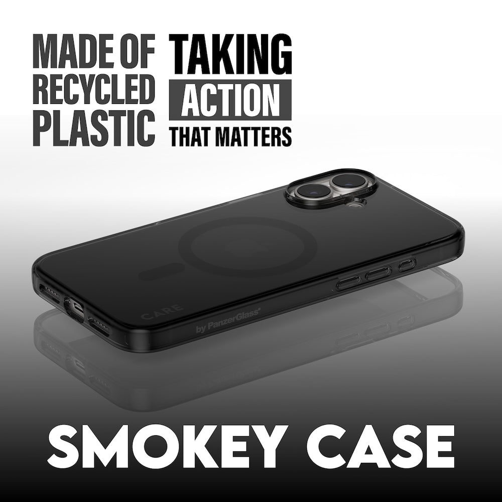 CARE by PanzerGlass® Case Flagship Smokey with MagSafe for iPhone 16