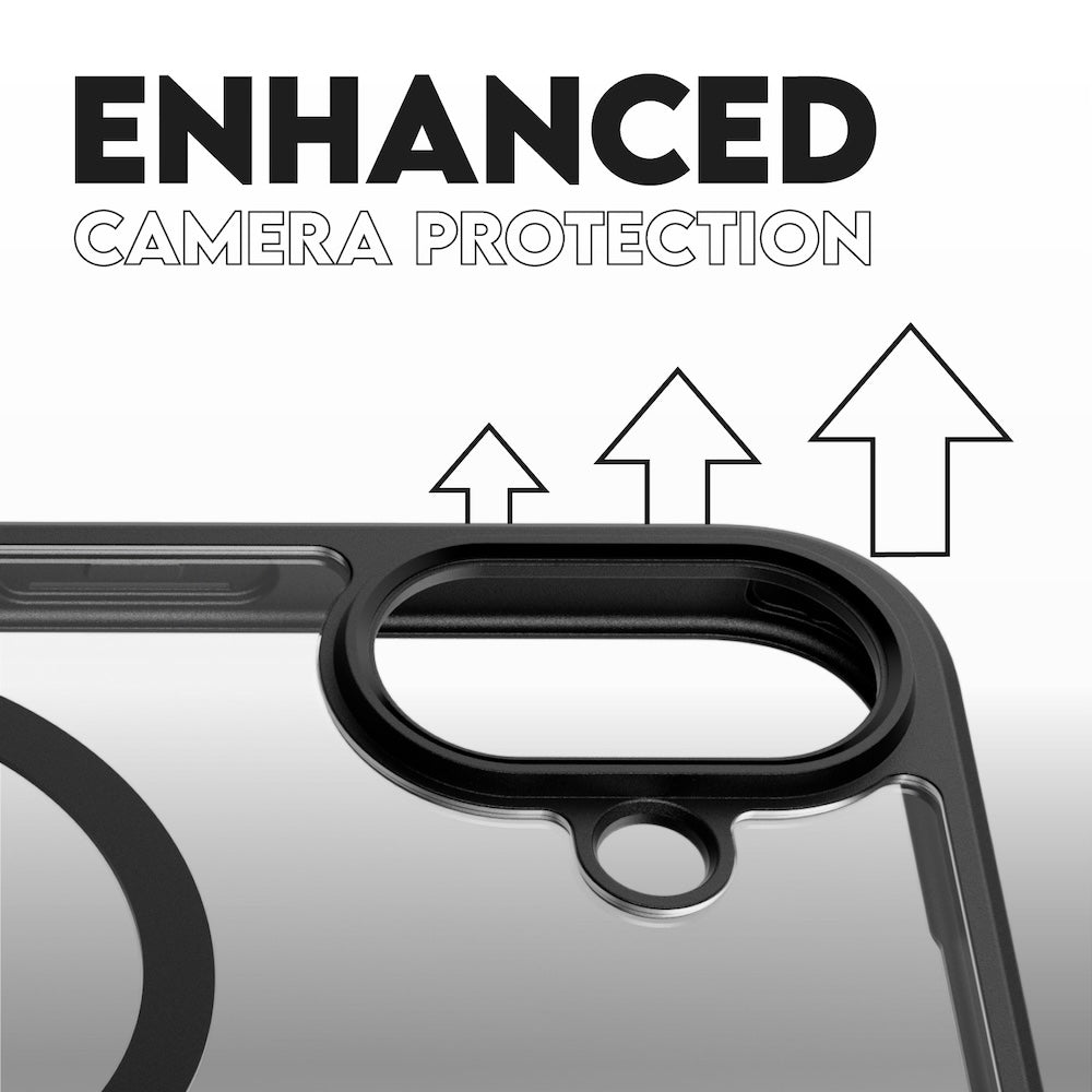 CARE by PanzerGlass Case Flagship Urban Combat Black MagSafe for iPhone 16 Plus