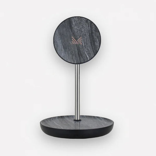 Monocozzi Motif 2 in 1 Wireless Charging Stand - Marble Noir