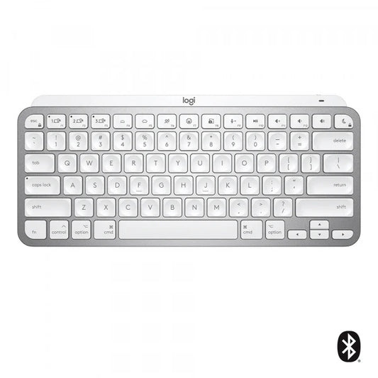Logitech MX Keys Mini For Mac Keyboard - Pale Grey