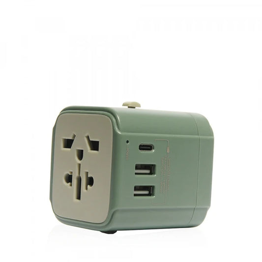 Monocozzi Bon Voyage Travel Adaptor - Green
