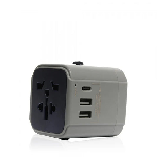 Monocozzi Bon Voyage Travel Adaptor - Charcoal