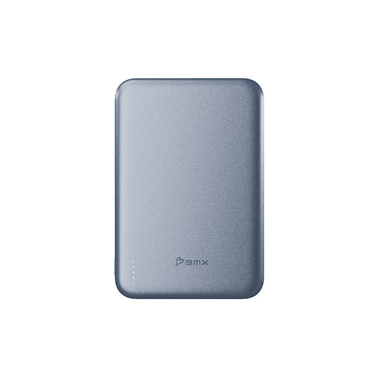 BMX SolidSafe Air 5000mAh Solid-State Qi2 Magnetic Power Bank Glacier