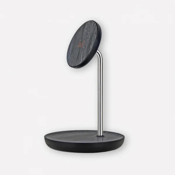 Monocozzi Motif 2 in 1 Wireless Charging Stand - Marble Noir