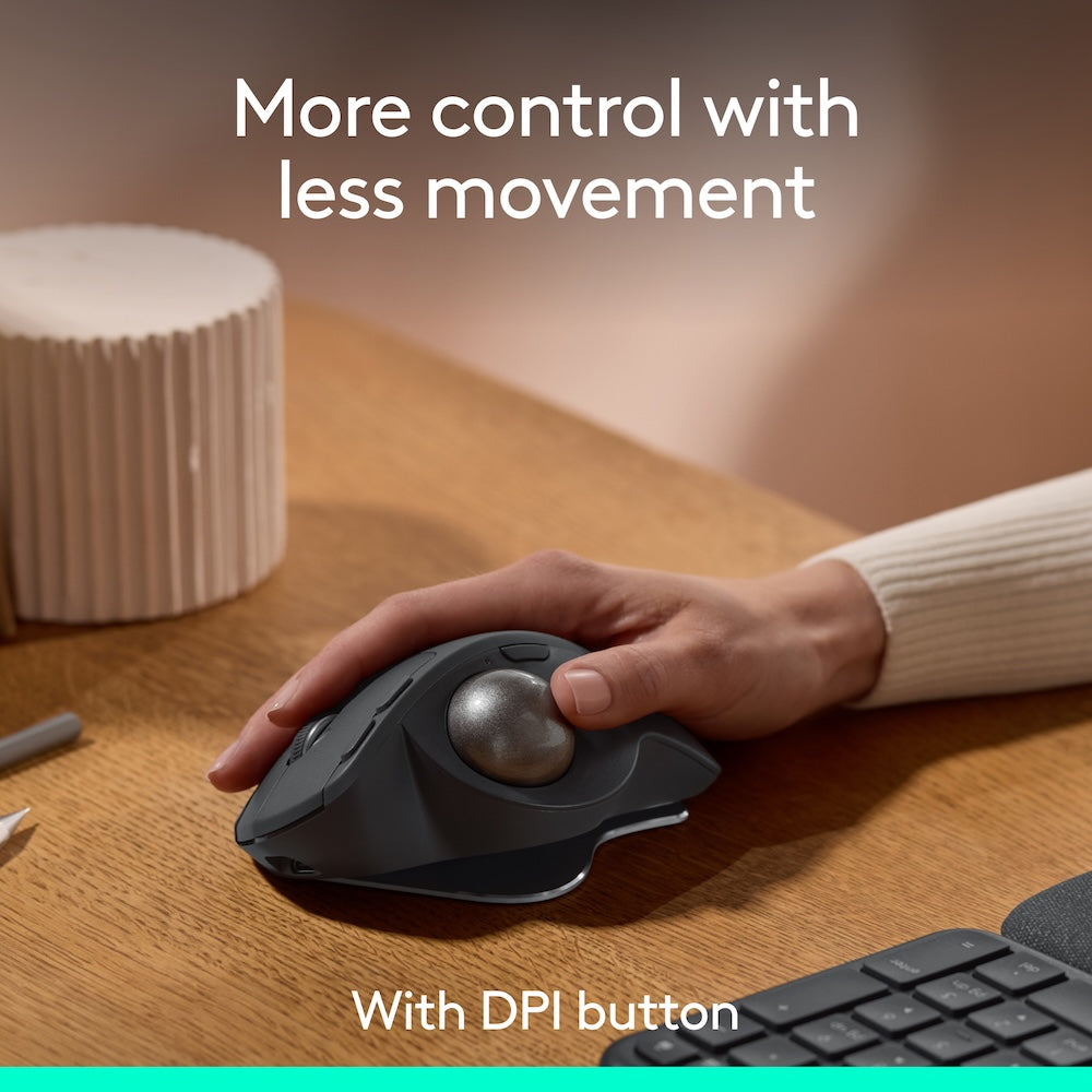 Logitech MX Ergo S Silent Trackball Mouse