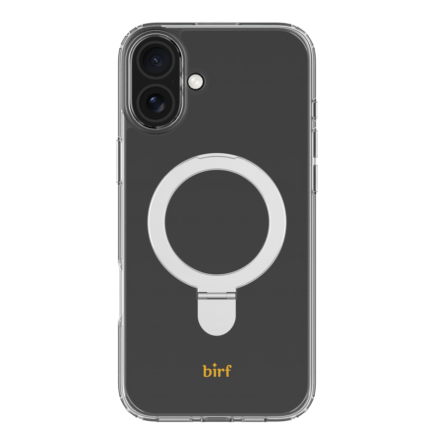 Birf iPhone 16 Plus Magsafe EcoGuard Self Standing Clear Case