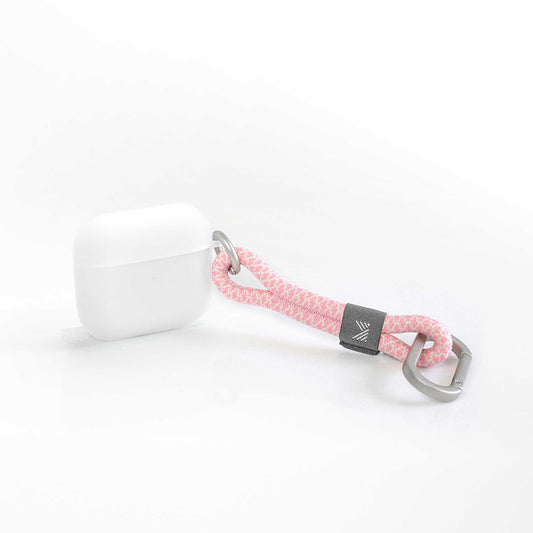 Monocozzi ESSENTIALS | Dust Proof Translucent Soft Plastic Case for AirPods 3 with Strap - Pink