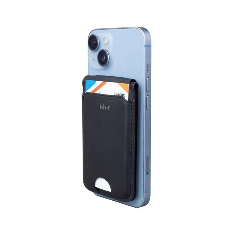 Birf 4-in-1 Vegan Leather Magnetic Charger & Wallet - Graphite