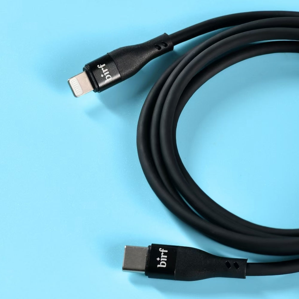 Birf Cable USB-C to Lightning MFI 120cm Black
