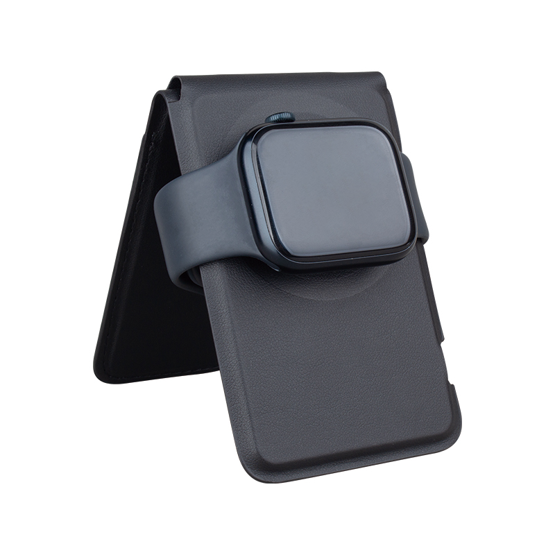 Birf 4-in-1 Vegan Leather Magnetic Charger & Wallet - Graphite