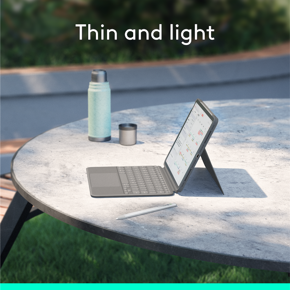 Logitech Combo Touch For iPad Air 11-Inch (M2) - Sand