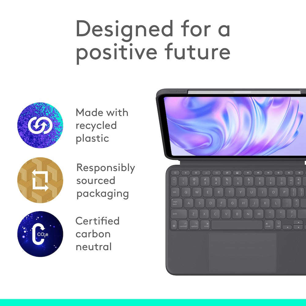 Logitech Combo Touch For iPad Pro 11-inch (M4) - Graphite