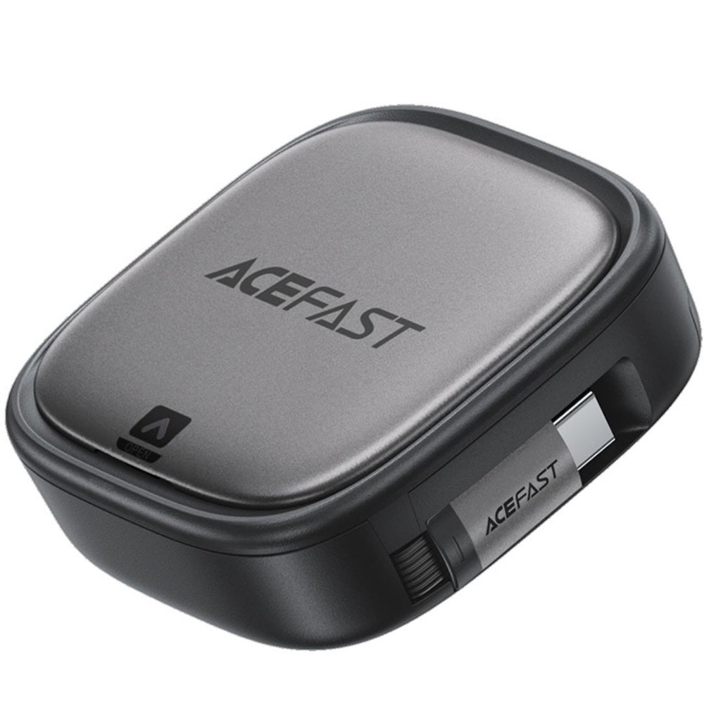 Acefast J3 Multifunctional Travel Set With Retractable Charging Data Cable - Black
