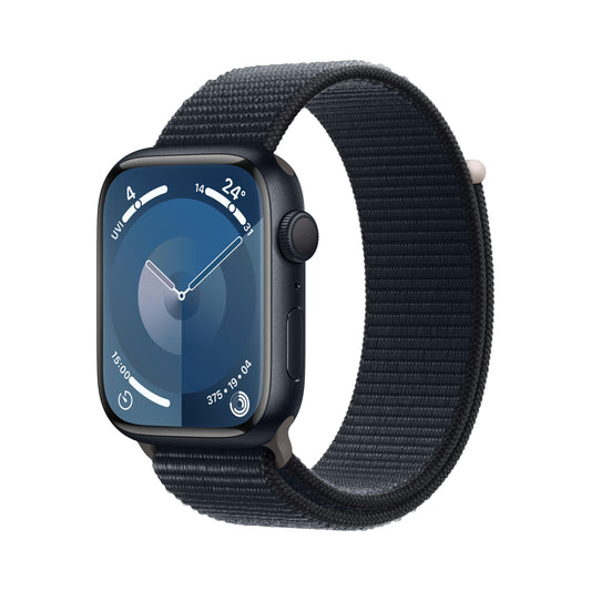Apple Watch Series 9 GPS 45mm Midnight Alum Case w/ Midnight Sport Loop