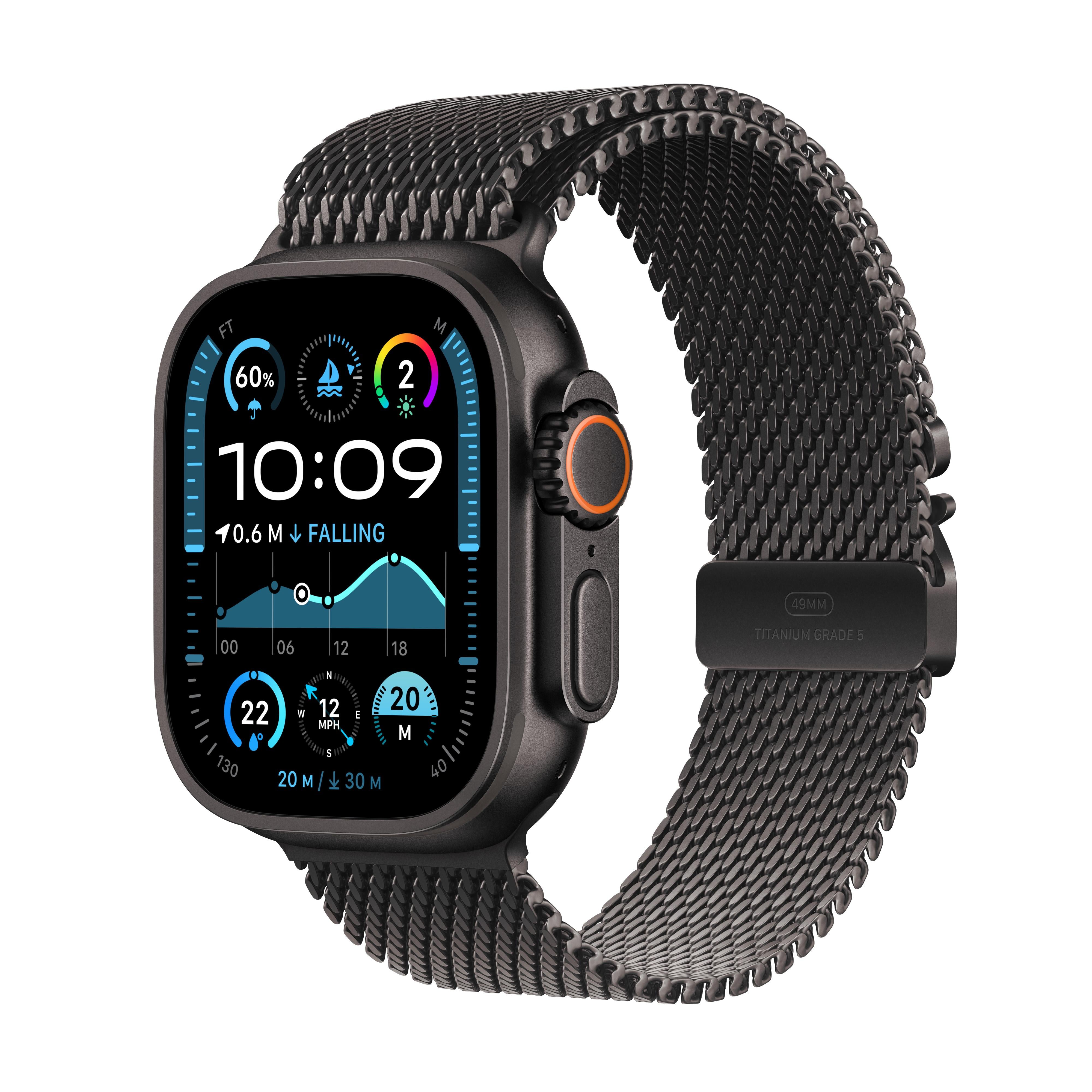 【SALE／55%OFF】 Ultra Watch Apple 2 Case Titanium Black 49mm Cellular + GPS 腕時計(デジタル)