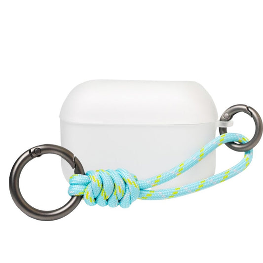 Monocozzi ESSENTIALS Dust Proof Translucent Soft Plastic Case AirPods Pro 3 with Blue Strap