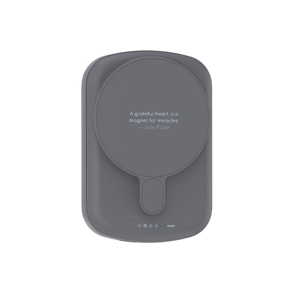 Birf 5000mAh Compact Ergonomic Magnetic PowerBank - Graphite