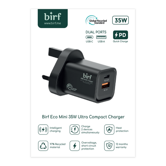 Birf Eco Mini 35W Ultra Compact Charger