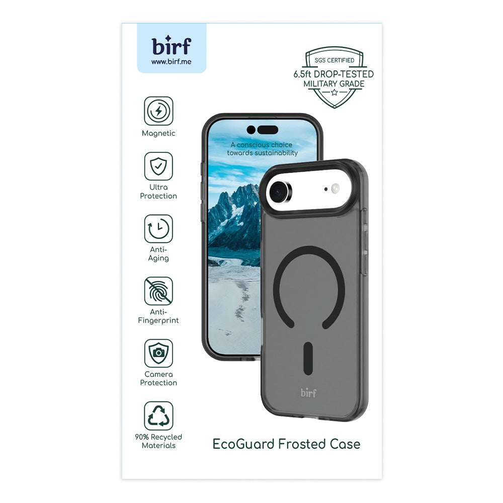 Birf Magsafe EcoGuard Frosted Case for iPhone Air Black