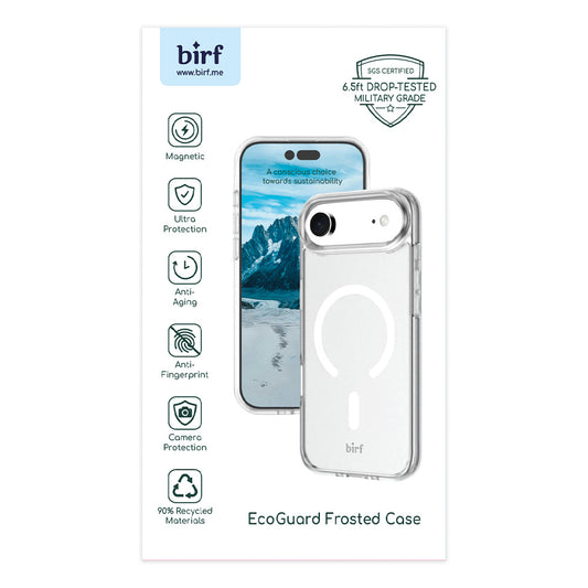 Birf Magsafe EcoGuard Frosted Case iPhone Air Clear