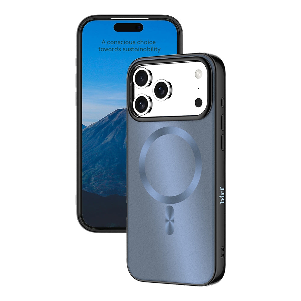Birf Magsafe GreenGuard Lumi Case iPhone 17 Pro Max Blue Gold