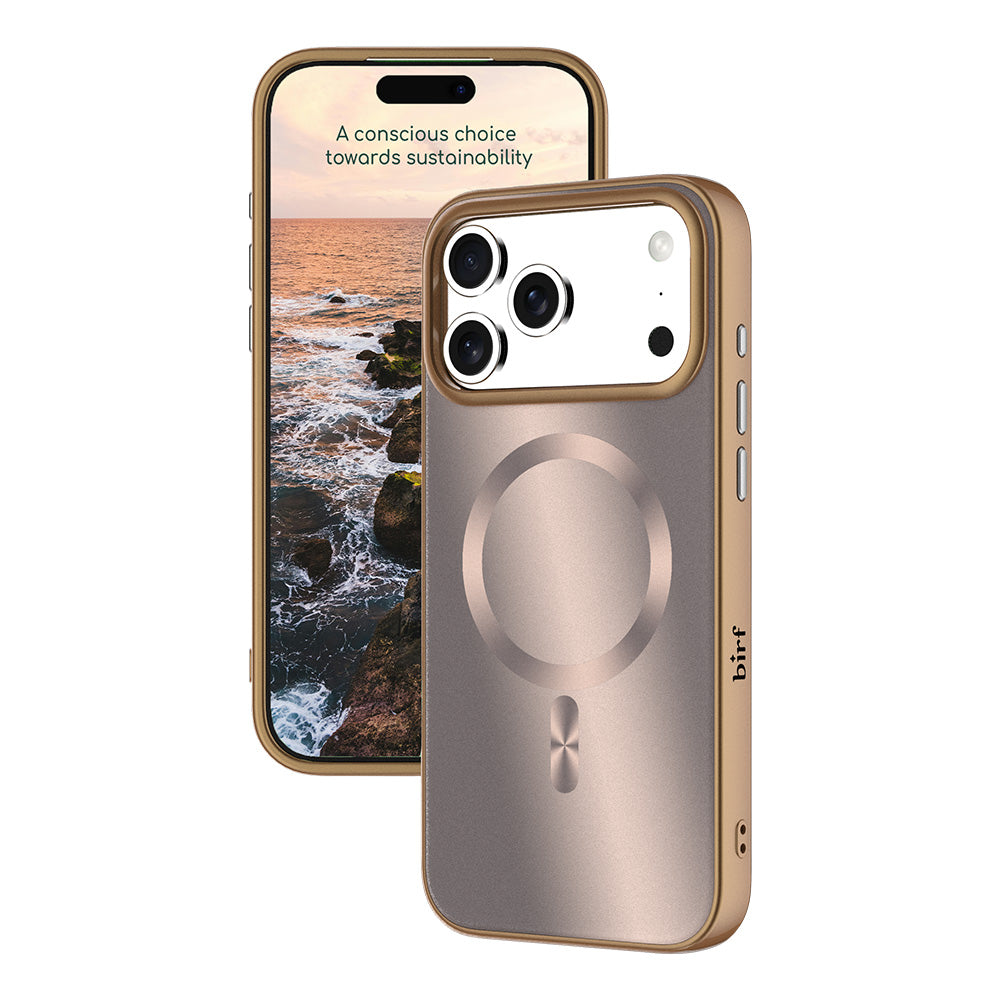Birf Magsafe GreenGuard Lumi Case iPhone 17 Pro Max Rose Gold