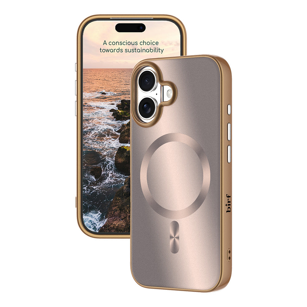 Birf Magsafe GreenGuard Lumi Case iPhone 17 Rose Gold