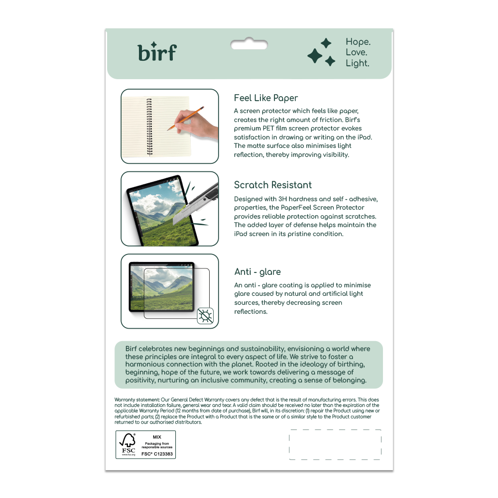 Birf PaperFeel Screen Protector for 13-inch iPad Pro M4