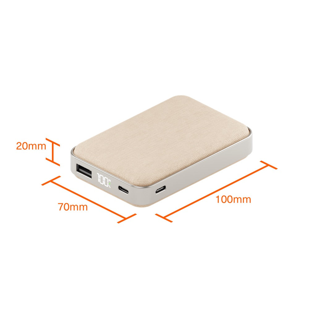 Cygnett ChargePro 10K mAh Power Bank - Champagne