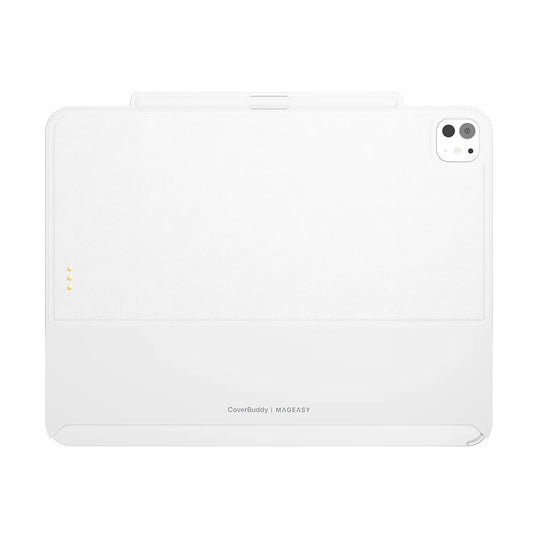 MagEasy CoverBuddy for 13-inch iPad Pro (M4/M5) Leather White