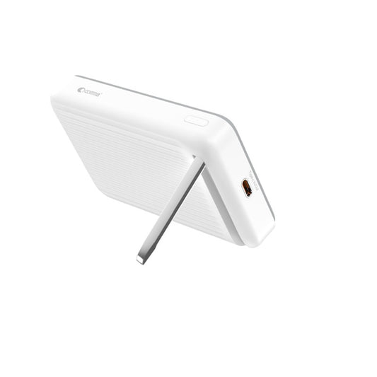 DEVIA COMMA Extreme Speed Series Mini PD 30W QI2 Magnetic Bracket Powerbank (10000mAh) - White