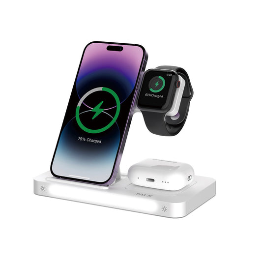 DEVIA Smart Series 3-in-1 Bracket Wireless Charger 966-M1026Q - White