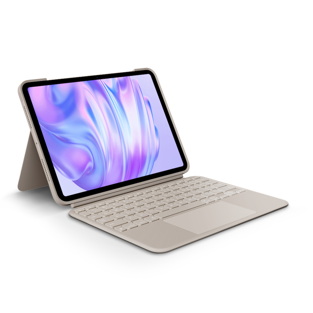 Logitech Combo Touch 11-inch iPad Pro M4/M5 Sand – iStudio Singapore Logitech Combo Touch 11-inch iPad Pro M4/M5 Sand – iStudio Singapore