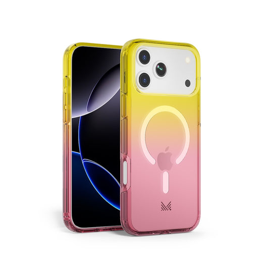 Monocozzi ESSENTIALS Magsafe Case for iPhone 17 Pro Max - Pink/Yellow