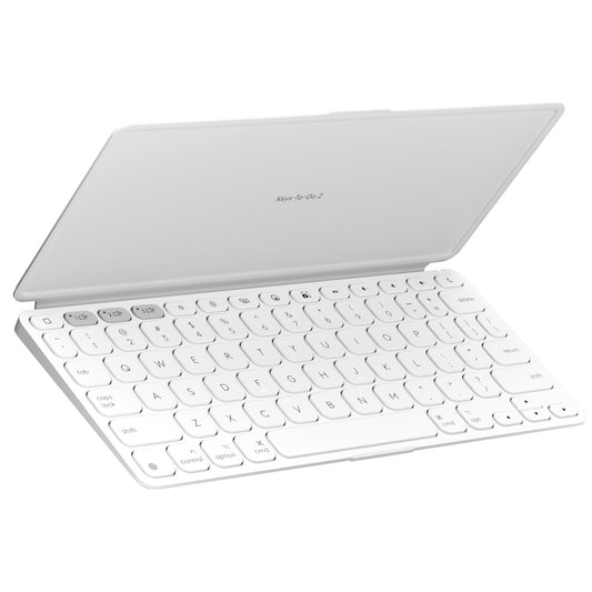 Logitech Keys-To-Go 2 Bluetooth Keyboard For Apple Devices - Pale Grey