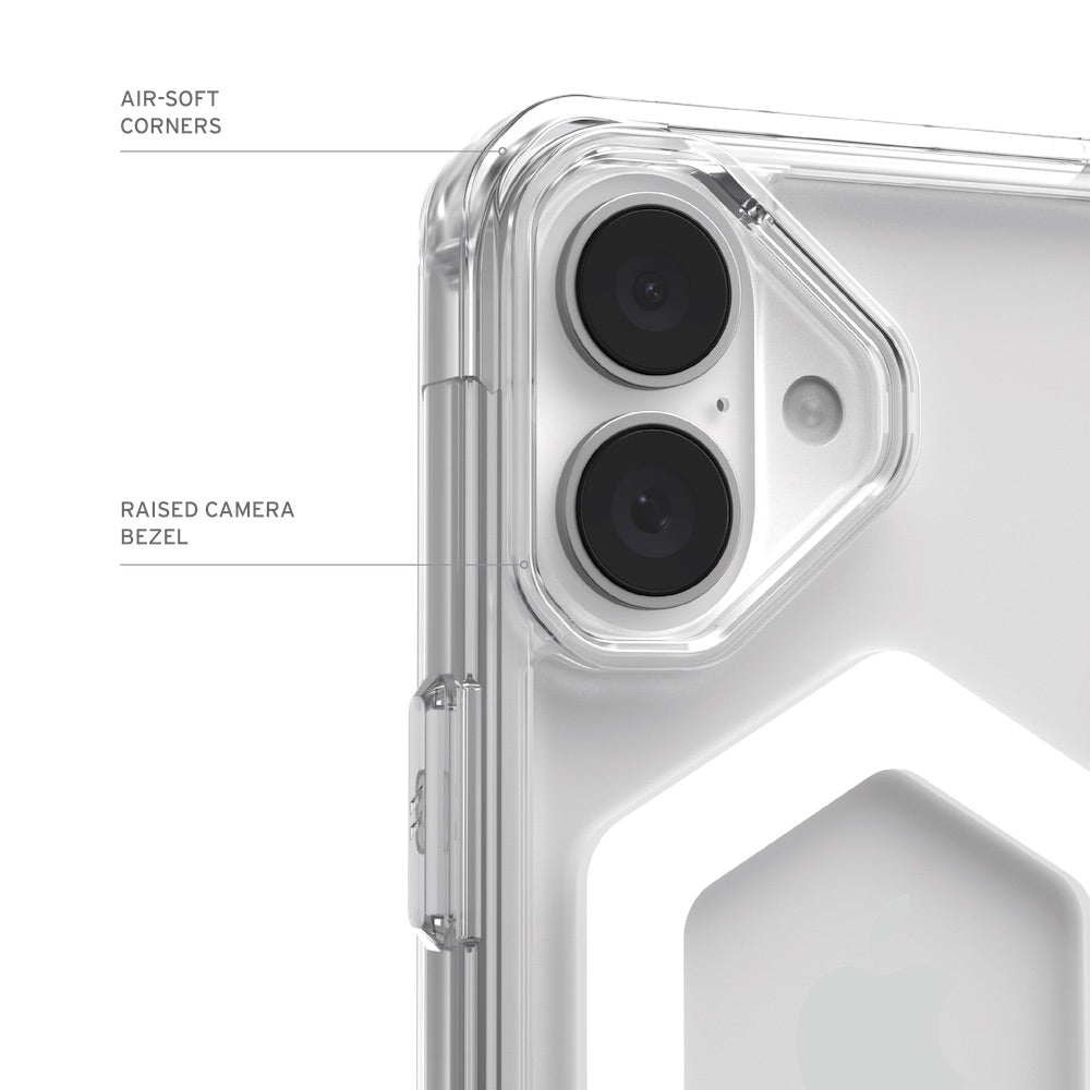 UAG iPhone 16 Plyo Magsafe Ice/White