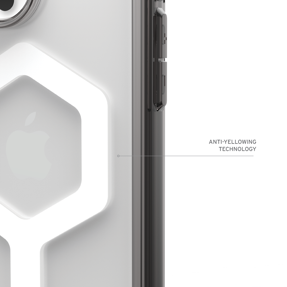UAG iPhone 16 Pro Max Plyo Magsafe Ash/White