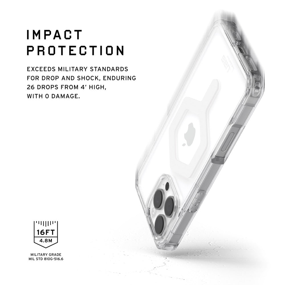 UAG iPhone 16 Pro Max Plyo Magsafe Ice/White