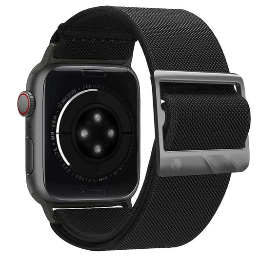 JTLEGEND Flex Elastic Watch Strap for 42/44/45/46/49mm Apple Watch - Black