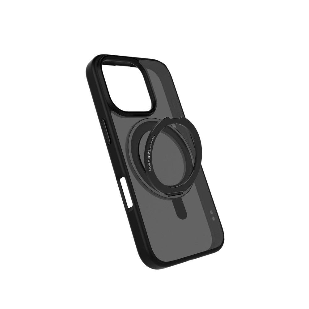 Monocozzi SafeProtect with Rotatable Ring for iPhone 16 Pro Max - Black