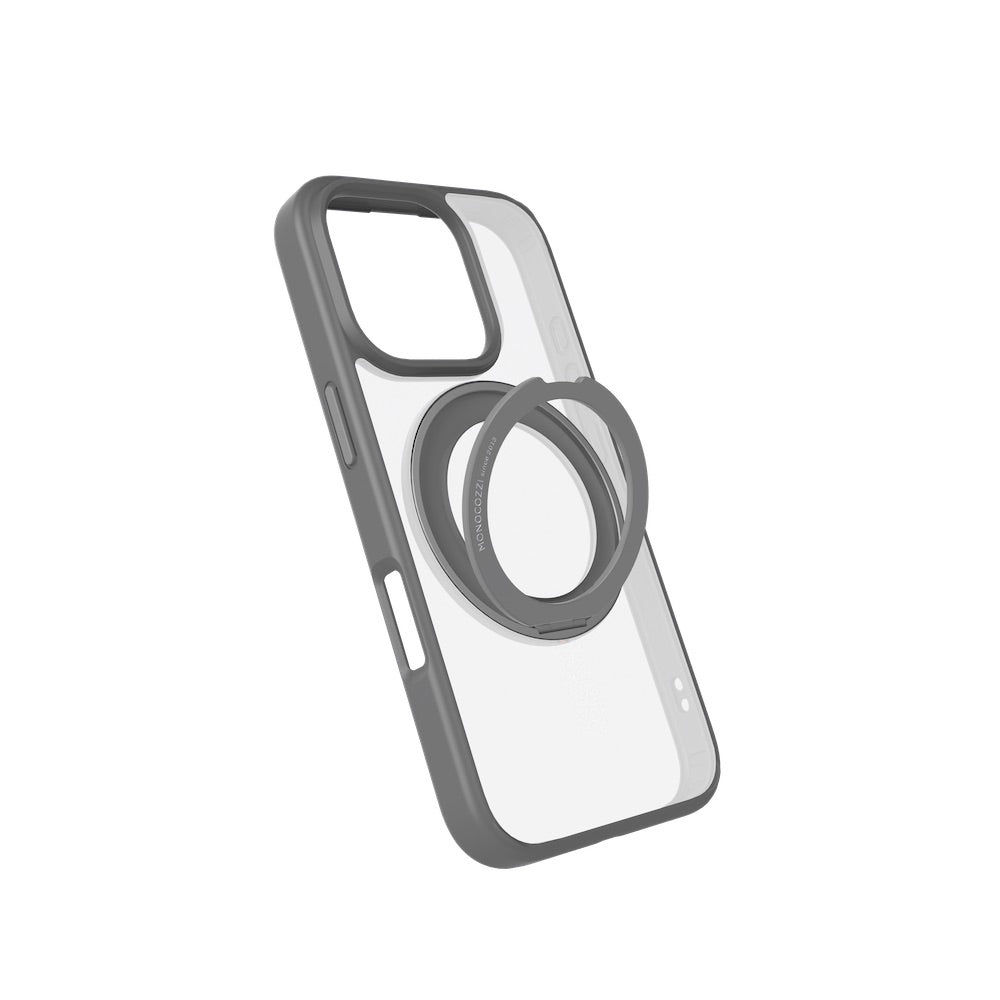 Monocozzi SafeProtect with Rotatable Ring for iPhone 16 Pro Max - Grey