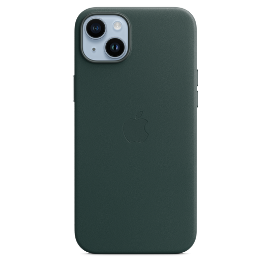 Apple iPhone 14 Plus Leather Case with MagSafe - Forest Green